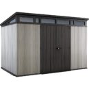Keter 11’x 7′ Artisan Heavy Duty Plastic Pent Shed – Grey-oakleysgardenmachine- Free shipping