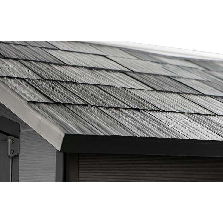 Keter 7.5’x11′ Premier Heavy Duty Plastic Shed – Grey-oakleysgardenmachine- Free shipping