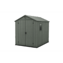 Keter 6’x8′ Darwin Heavy Duty Plastic Garden Shed – Green-oakleysgardenmachine- Free shipping