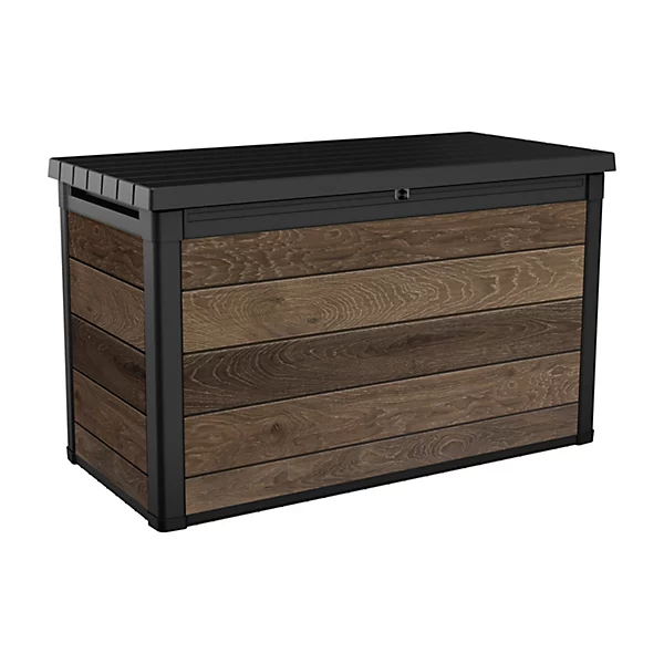 Keter Signature Decocoat Walnut 757L Garden storage box 5x2 ft (H)900mm (W)1517mm - Image 2