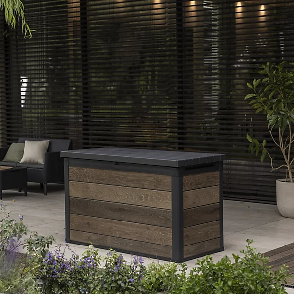 Keter Signature Decocoat Walnut 757L Garden storage box 5x2 ft (H)900mm (W)1517mm - Image 5