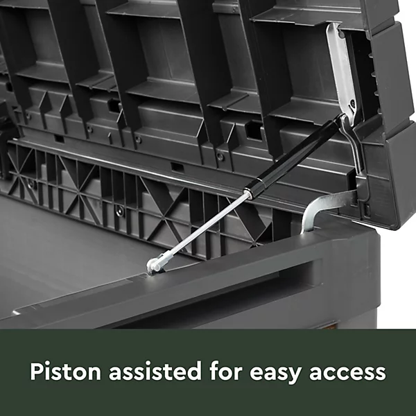 Keter Signature Decocoat Walnut 757L Garden storage box 5x2 ft (H)900mm (W)1517mm - Image 11